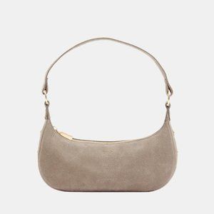 SOLD — Hammitt Becker Grey Natural Leather Shoulder Bag